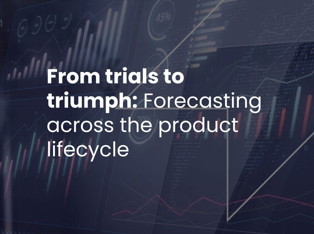 Forecasting across the product lifecycle.